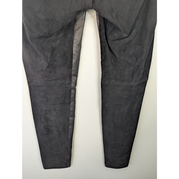 Vince Leather and Suede Black Leggings - Picture 6 of 8